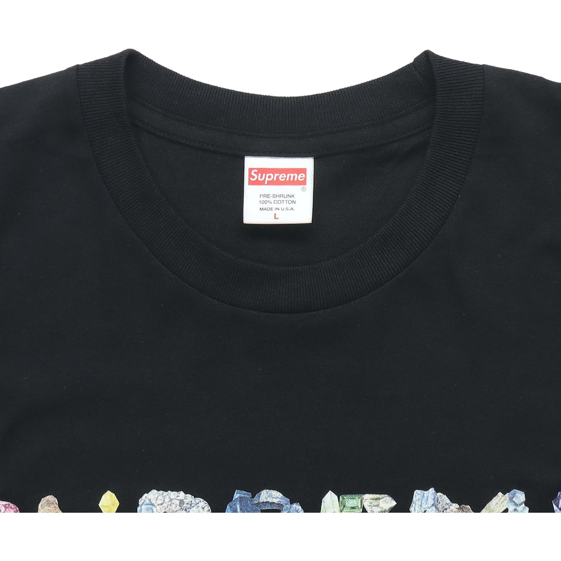 Футболка Supreme SS18 Rocks Tee Black - изображение 3