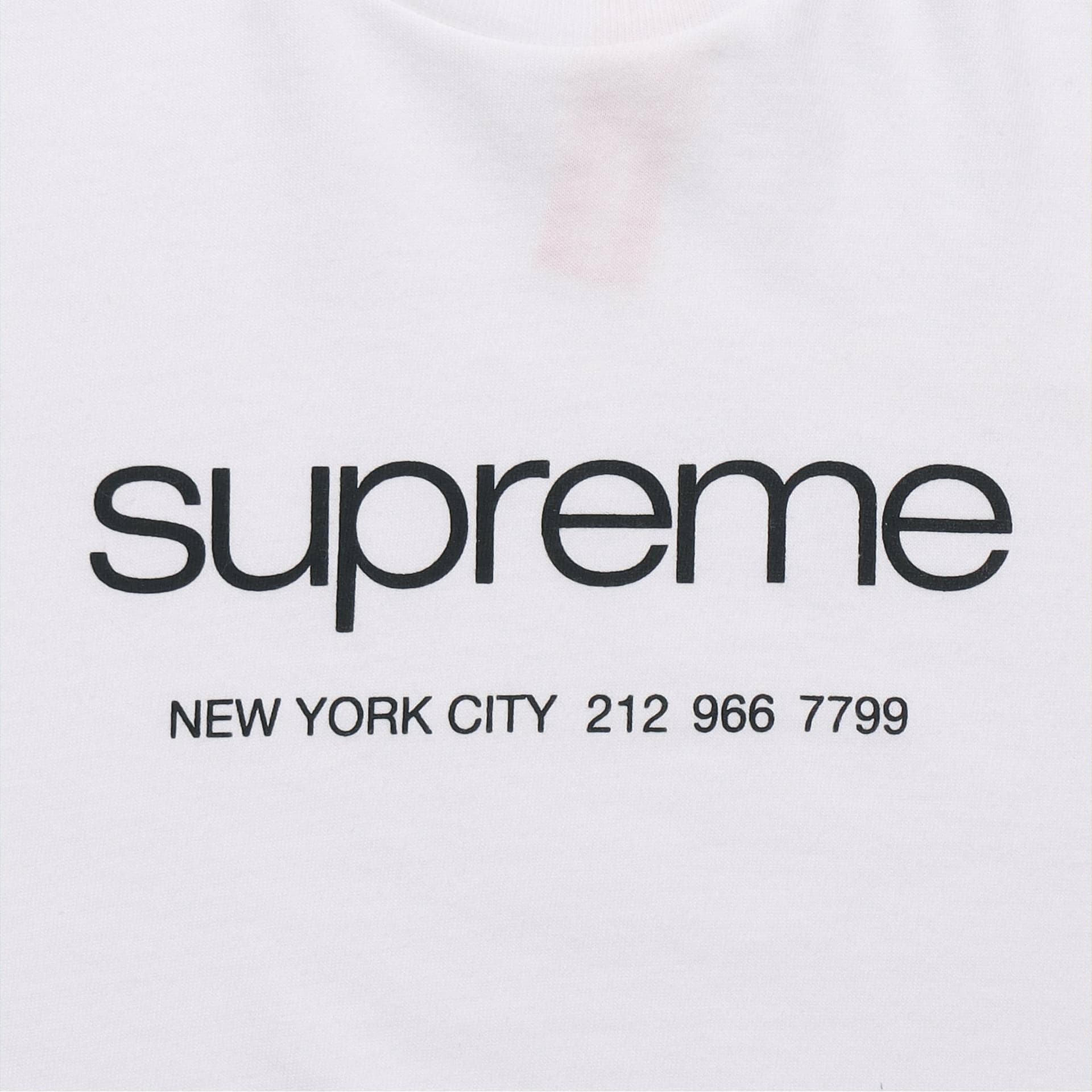 Футболка Supreme SS20 Classic Logo T-Shirt White - изображение 3