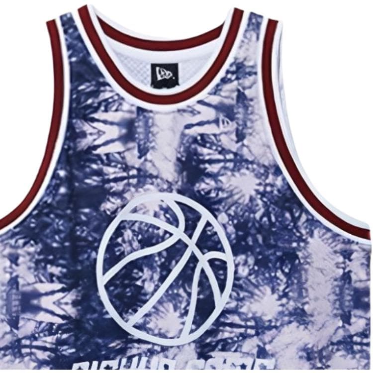 Баскетбольная майка New Era Tie-Dye Basketball Vest Purple - изображение 4