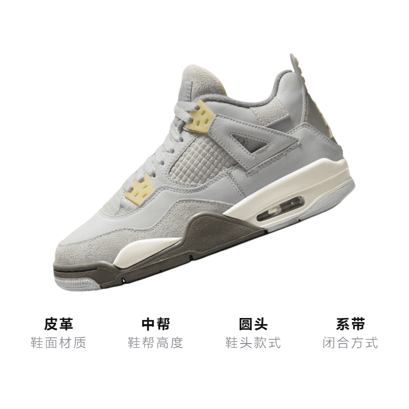 Кроссовки для баскетбола Jordan Air Jordan 4 SE "Craft" GS - изображение 3
