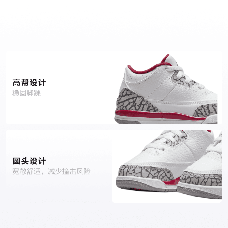 Кроссовки Jordan Air Jordan 3 Retro Cardinal Red - изображение 2