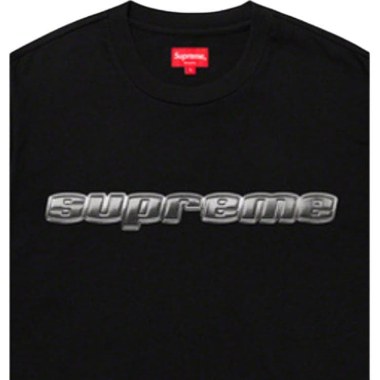 Худи Supreme FW19 Week 3 Chrome Logo LS Top logo - изображение 2