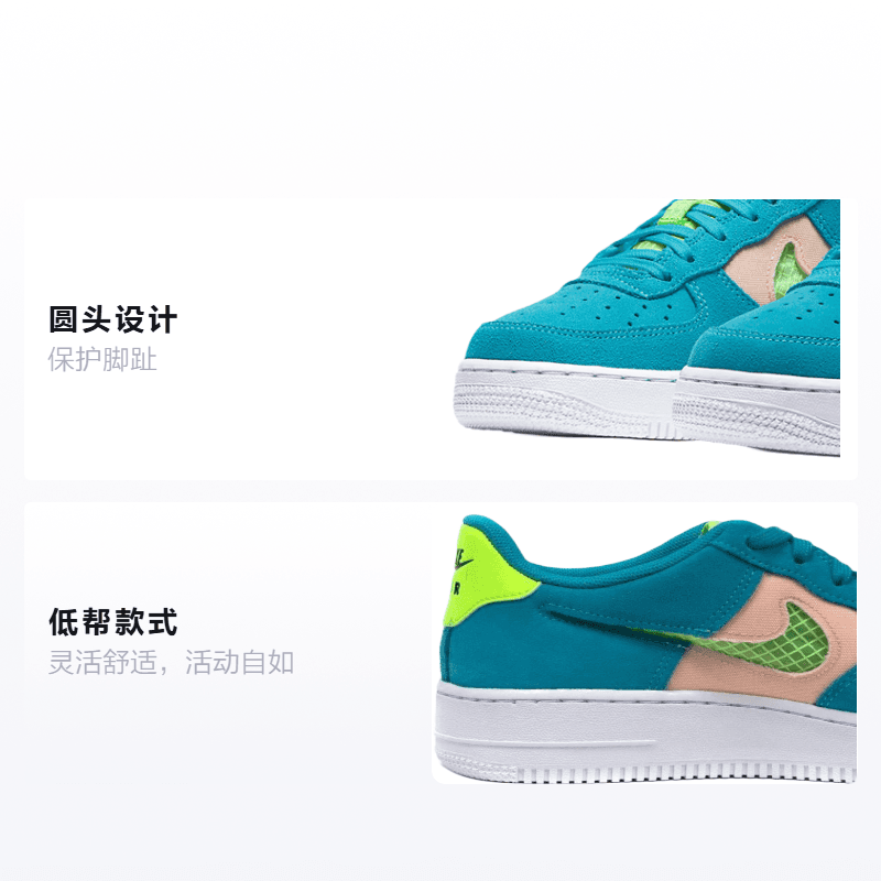 Кроссовки Nike Air Force 1 Lv8 GS - изображение 2