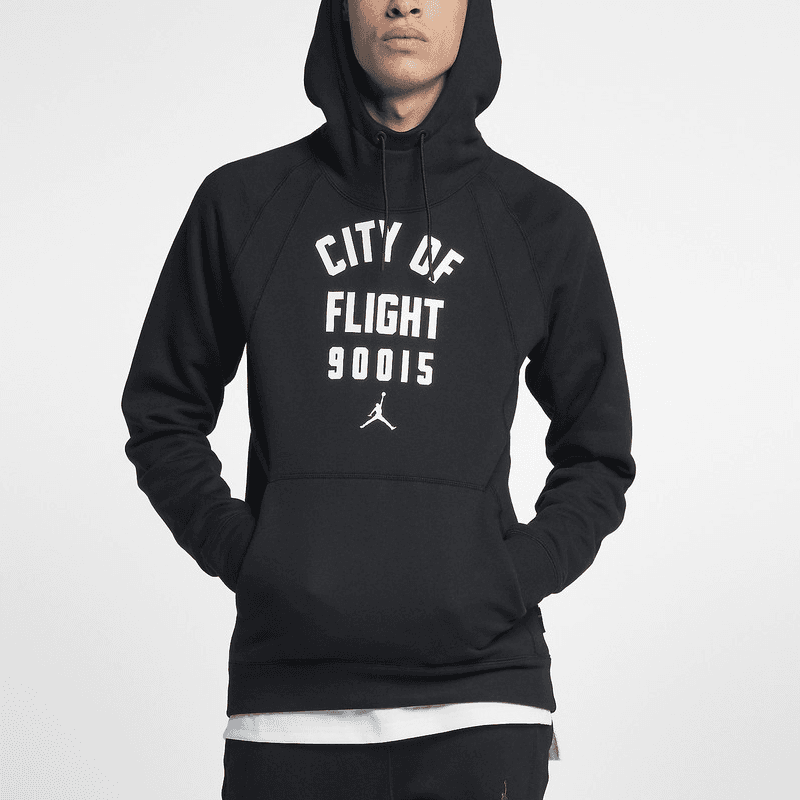 Худи Air Jordan City Of Flight Hoodie Black - изображение 3