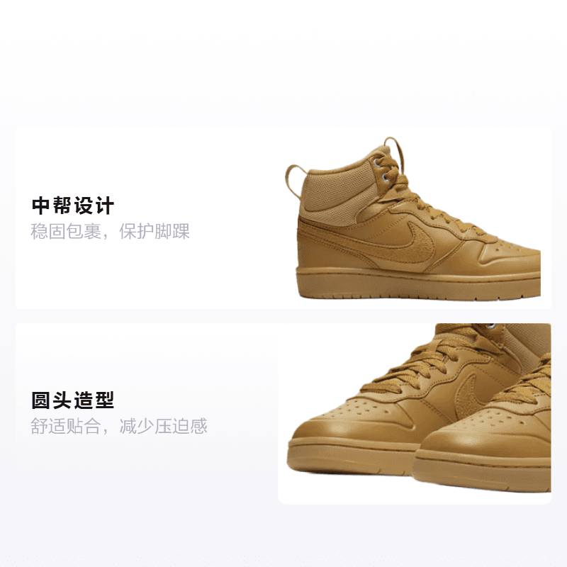 Кроссовки Nike Court Borough Mid 2 GS - изображение 2