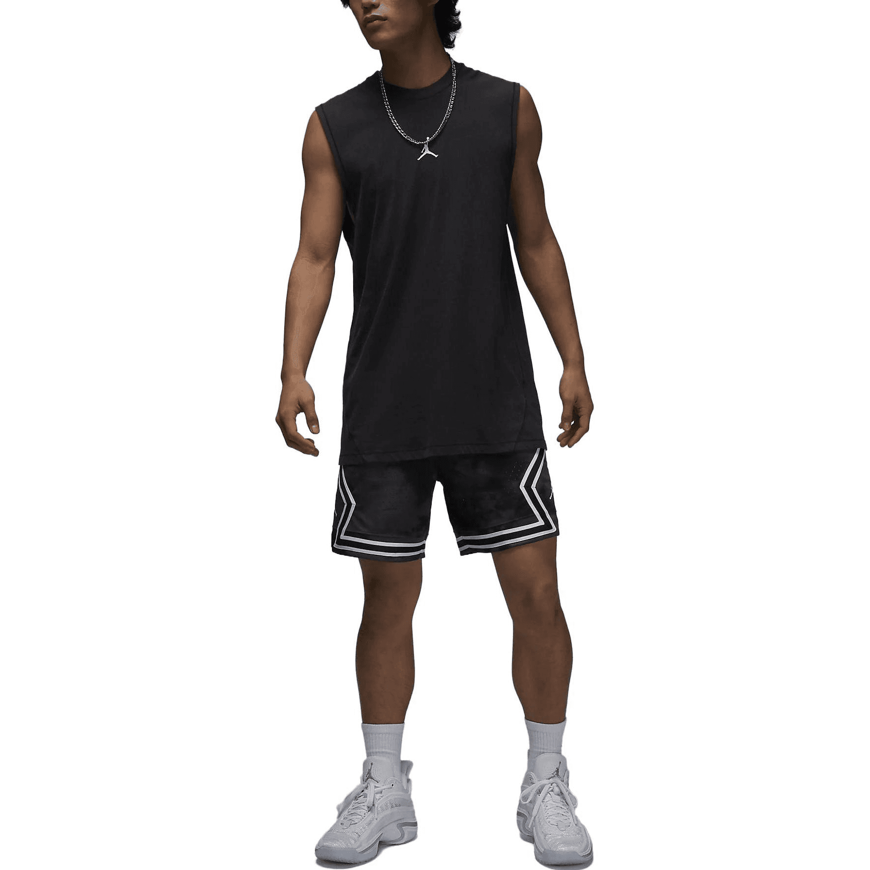 Шорты Jordan Logo Striped Shorts Black - изображение 4