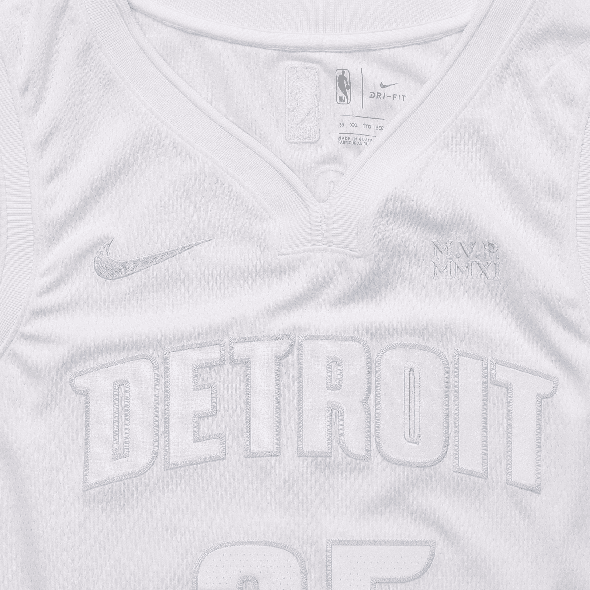 Баскетбольная майка Nike NBA MVP Jersey Rose 20 Detroit Pistons White - изображение 3