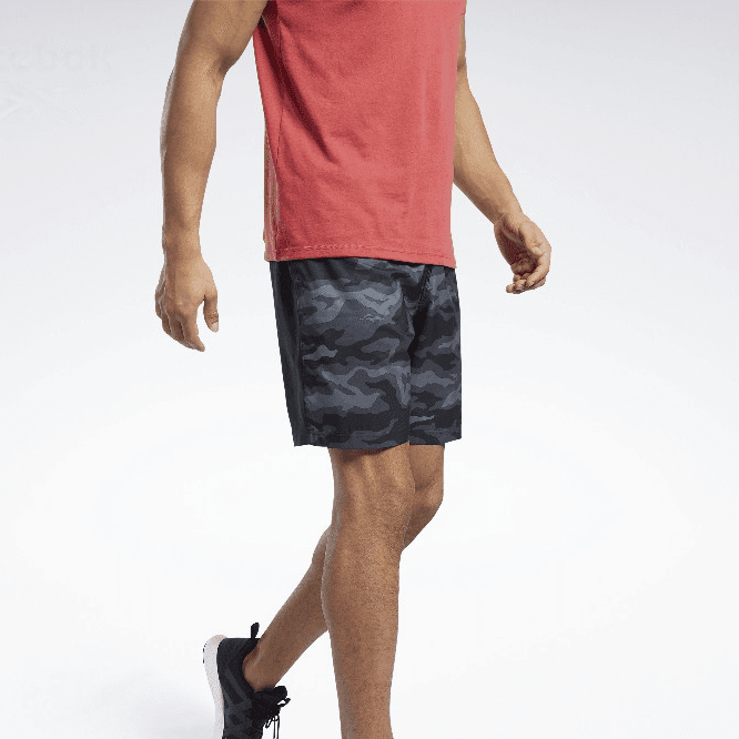 Тренировочные штаны Reebok Shorts Camo Black - изображение 4