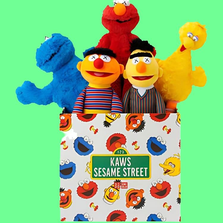 Мягкая игрушка UNIQLO x KAWS Sesame Street Plush - изображение 5