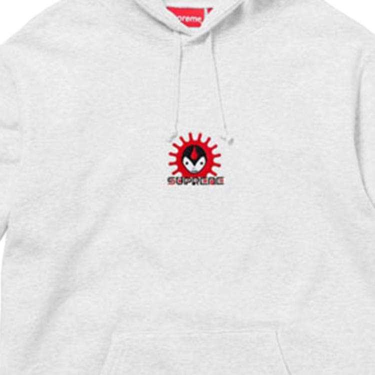 Кофта Supreme FW18 Vampire Hooded Sweatshirt Ash Grey - изображение 4