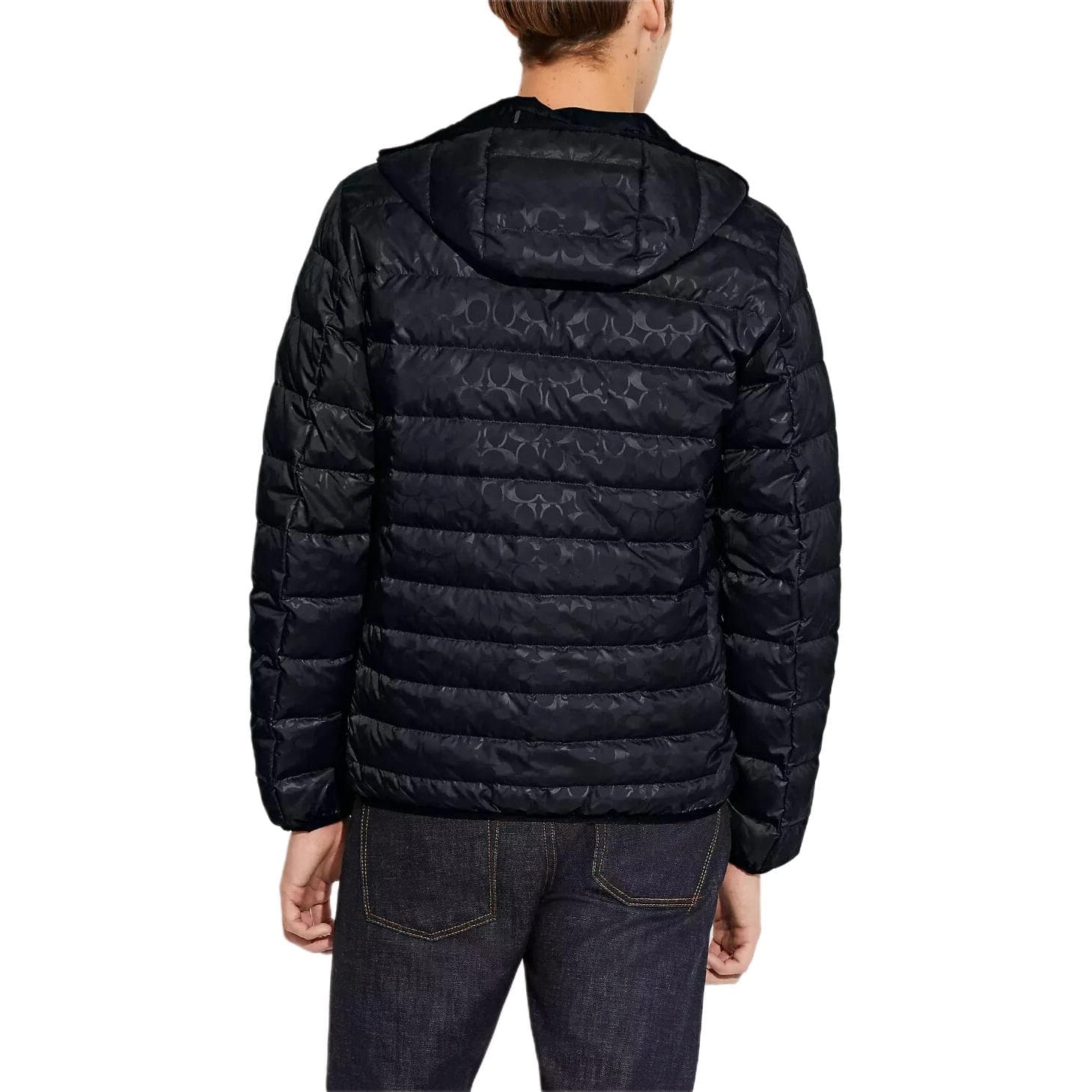 Зимняя куртка COACH FW22 Down Jacket Hoodie Black - изображение 6