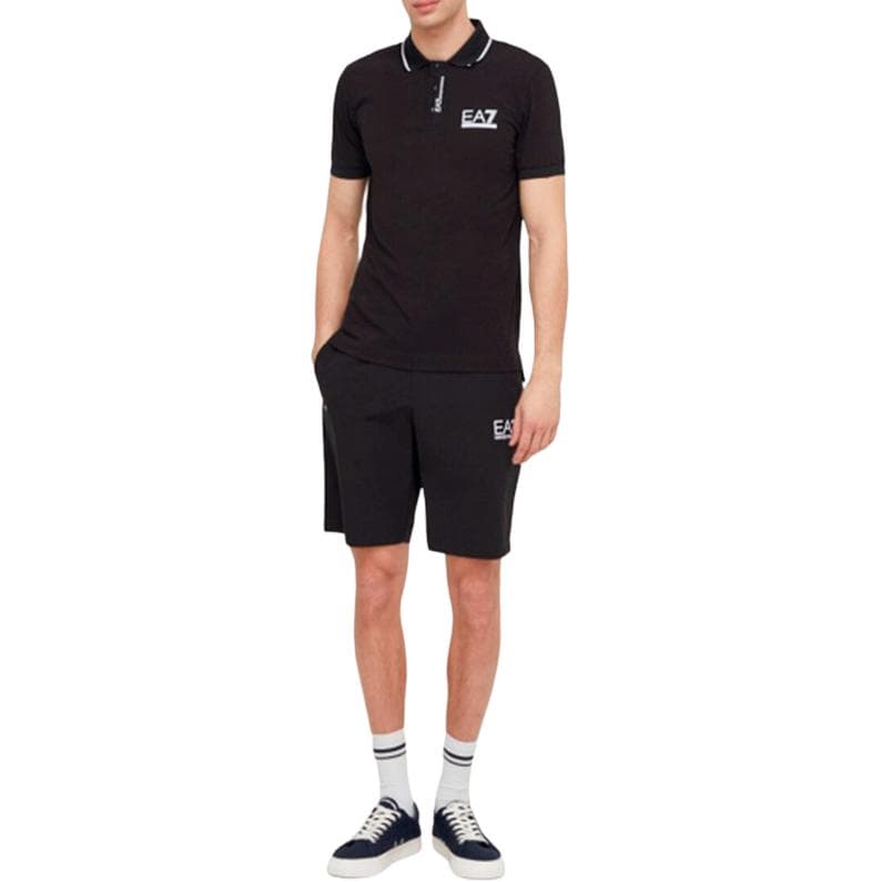 Шорты Emporio Armani EA7 Black Shorts - изображение 5