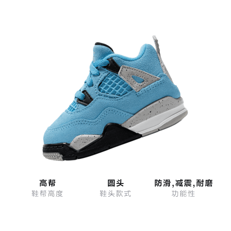 Кроссовки Jordan Air Jordan 4 retro "university blue" - изображение 3