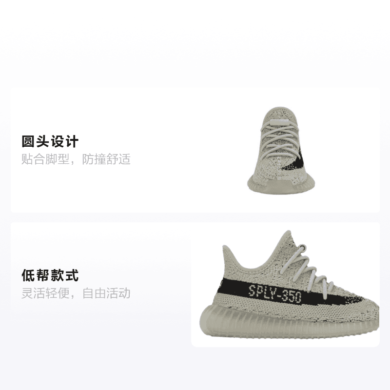 Кроссовки adidas originals Yeezy Boost 350 V2 "Slate" - изображение 2