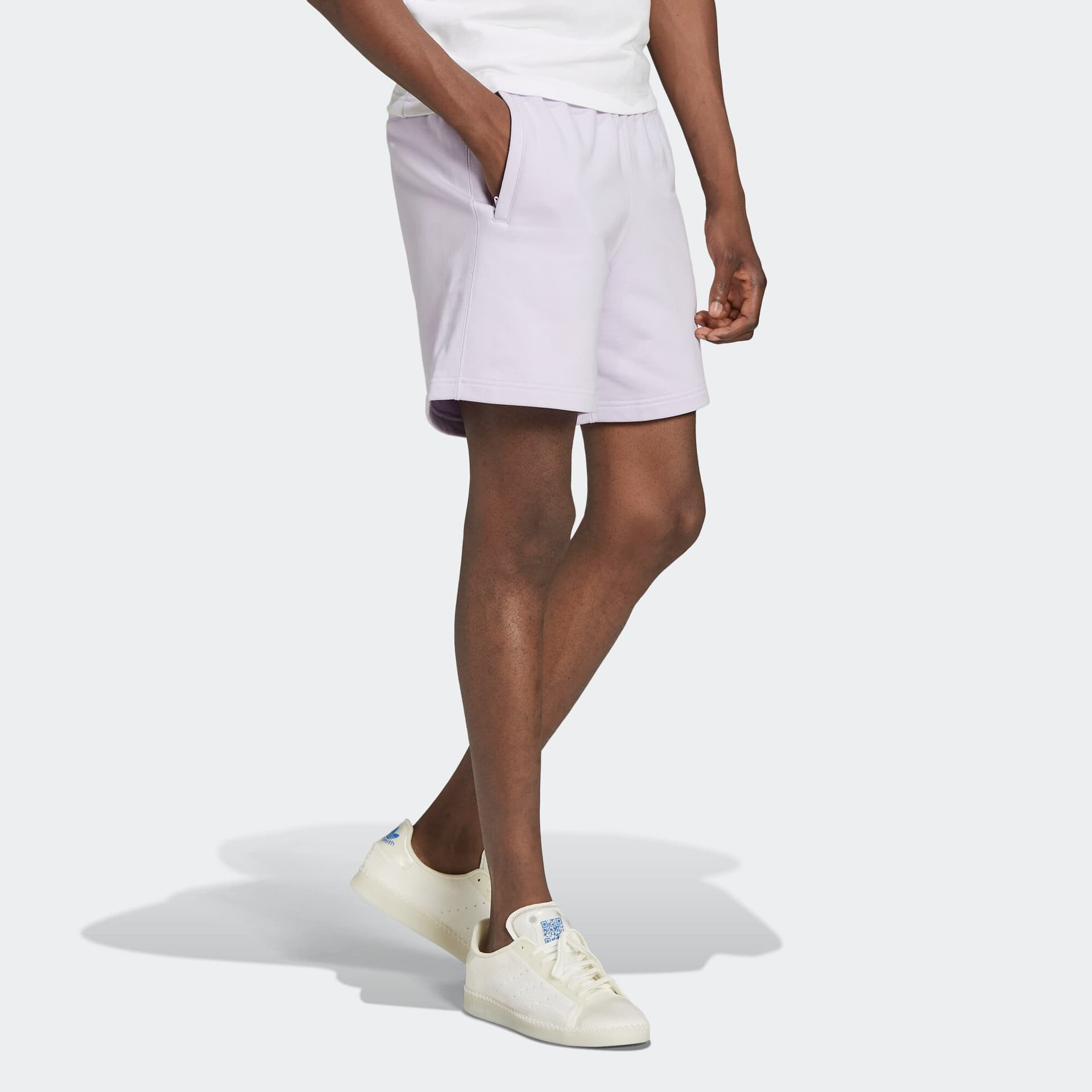 Тренировочные штаны adidas Originals C Short Ft Light Purple - изображение 4