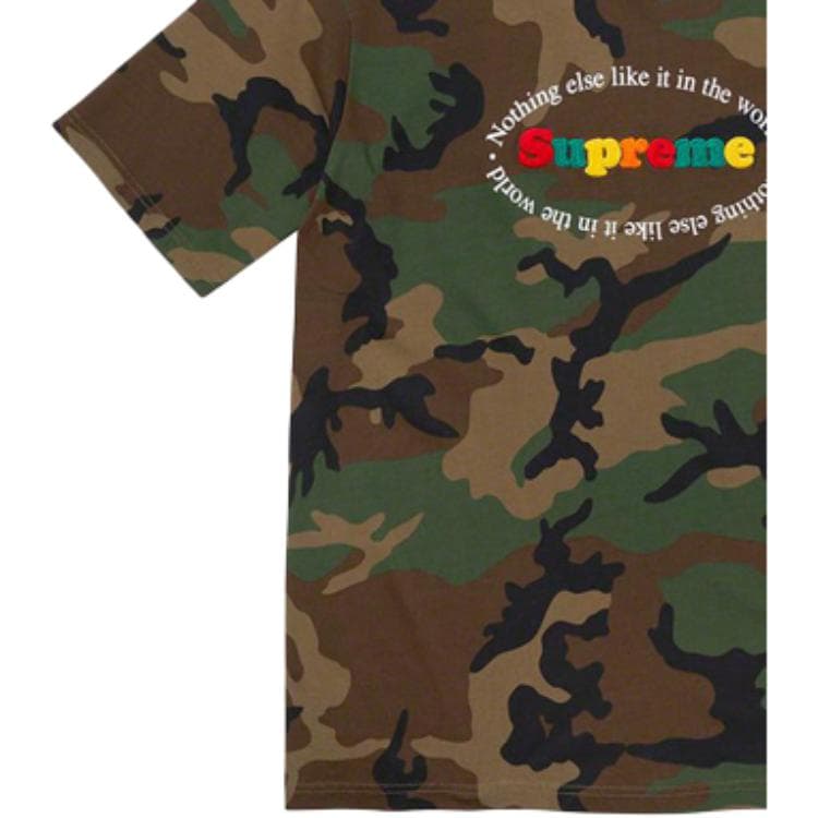 Футболка Supreme Nothing Else S/S Top Green Camo - изображение 5
