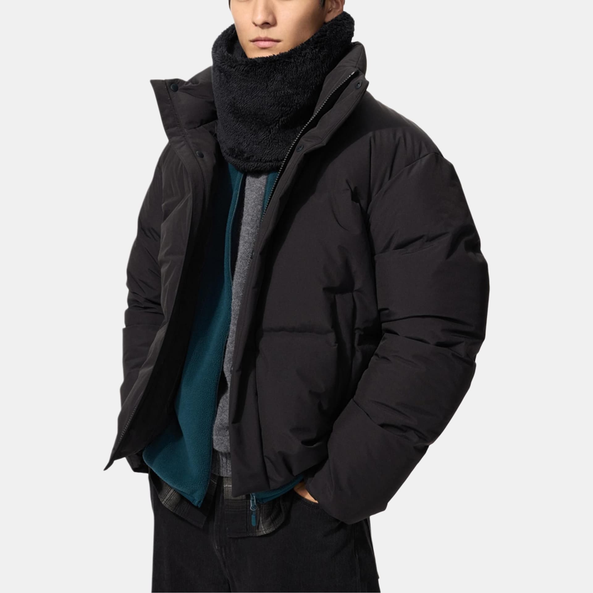 Зимняя куртка UNIQLO Seamless Down Jacket Black — фото 2