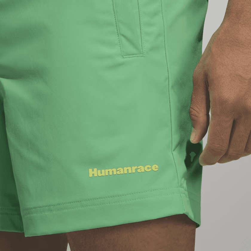 Шорты adidas Originals x Pharrell Williams Logo Print Shorts Green - изображение 5
