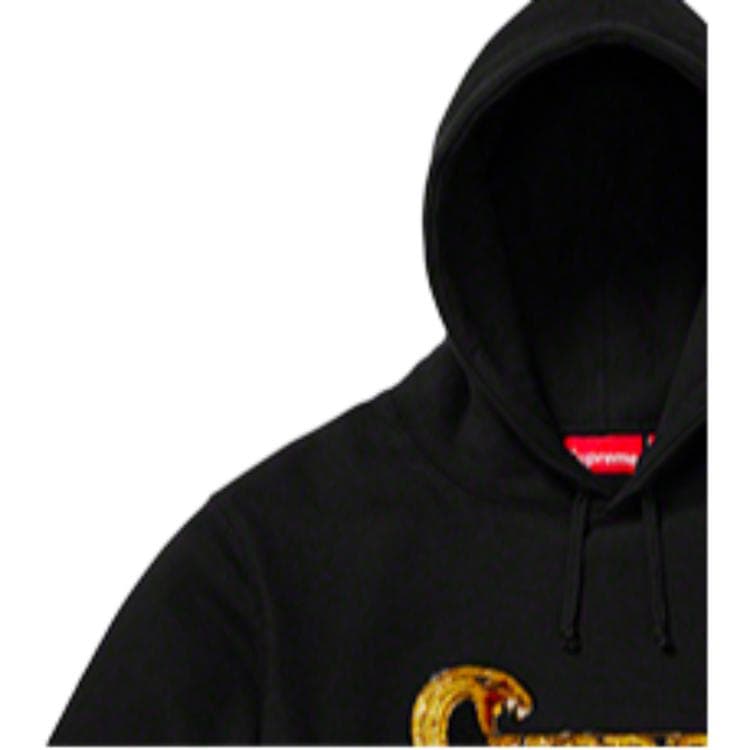 Кофта Supreme Sequin Viper Hooded Sweatshirt - изображение 2