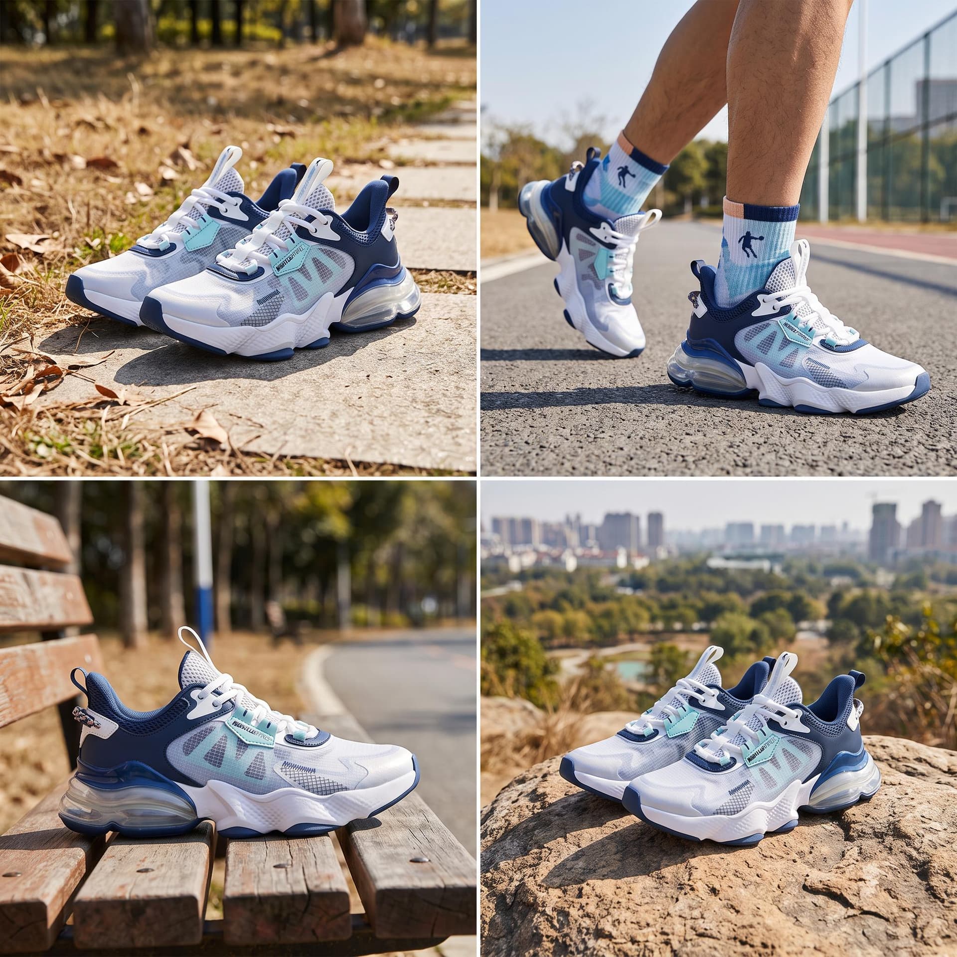 Кроссовки для бега Jordan Beiming 3.0 White Illusion Blue - изображение 2