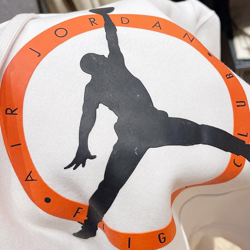 Худи Jordan M J Flt MVP GFX Fleece Hoodie Phantom Grey White - изображение 4