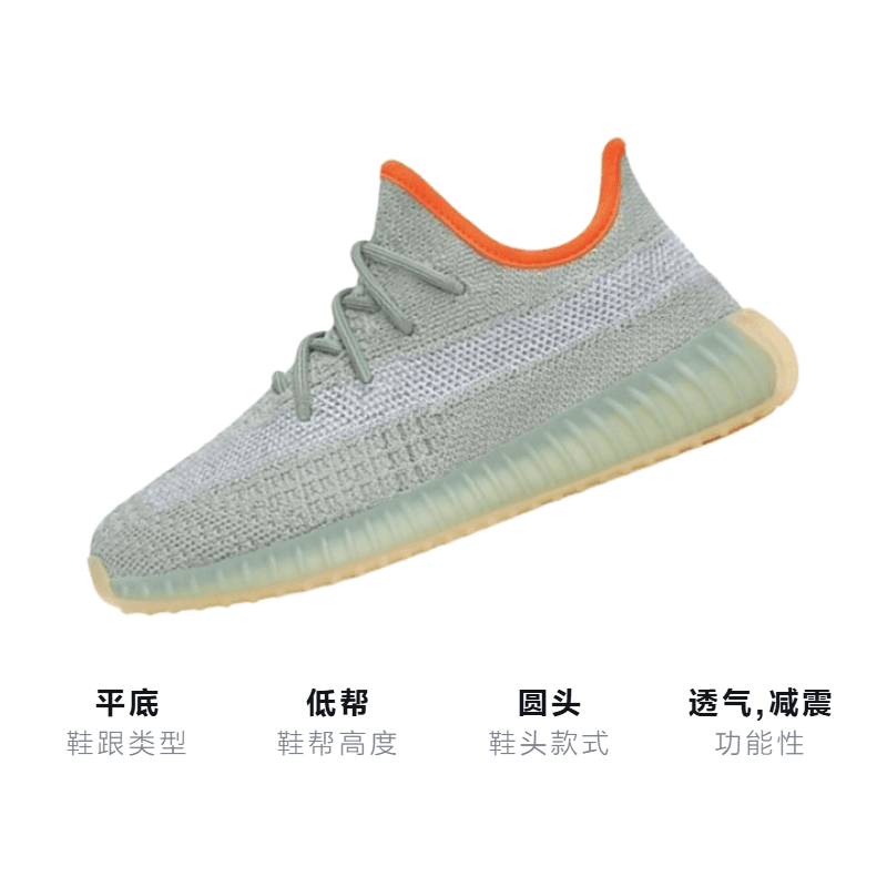 Кроссовки adidas originals Yeezy Boost 350 V2 "Desert Sage" - изображение 3