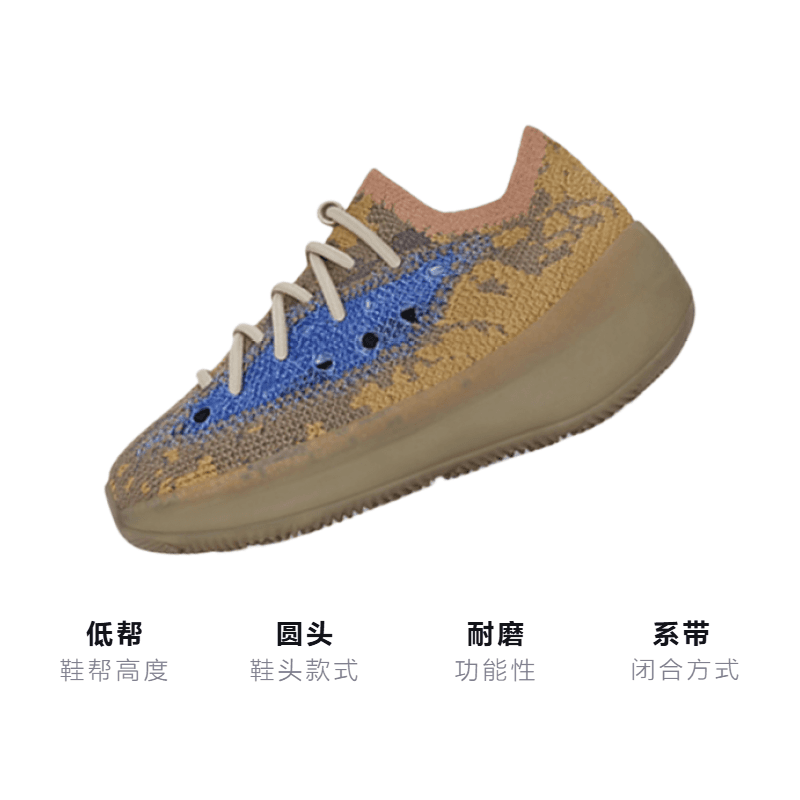Кроссовки adidas originals Yeezy Boost 380 Blue Oat - изображение 3