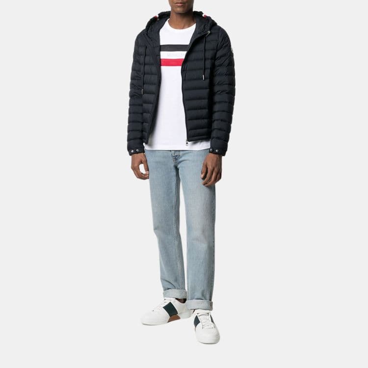 Зимняя куртка Moncler SS21 Hooded Down Jacket Blue - изображение 2
