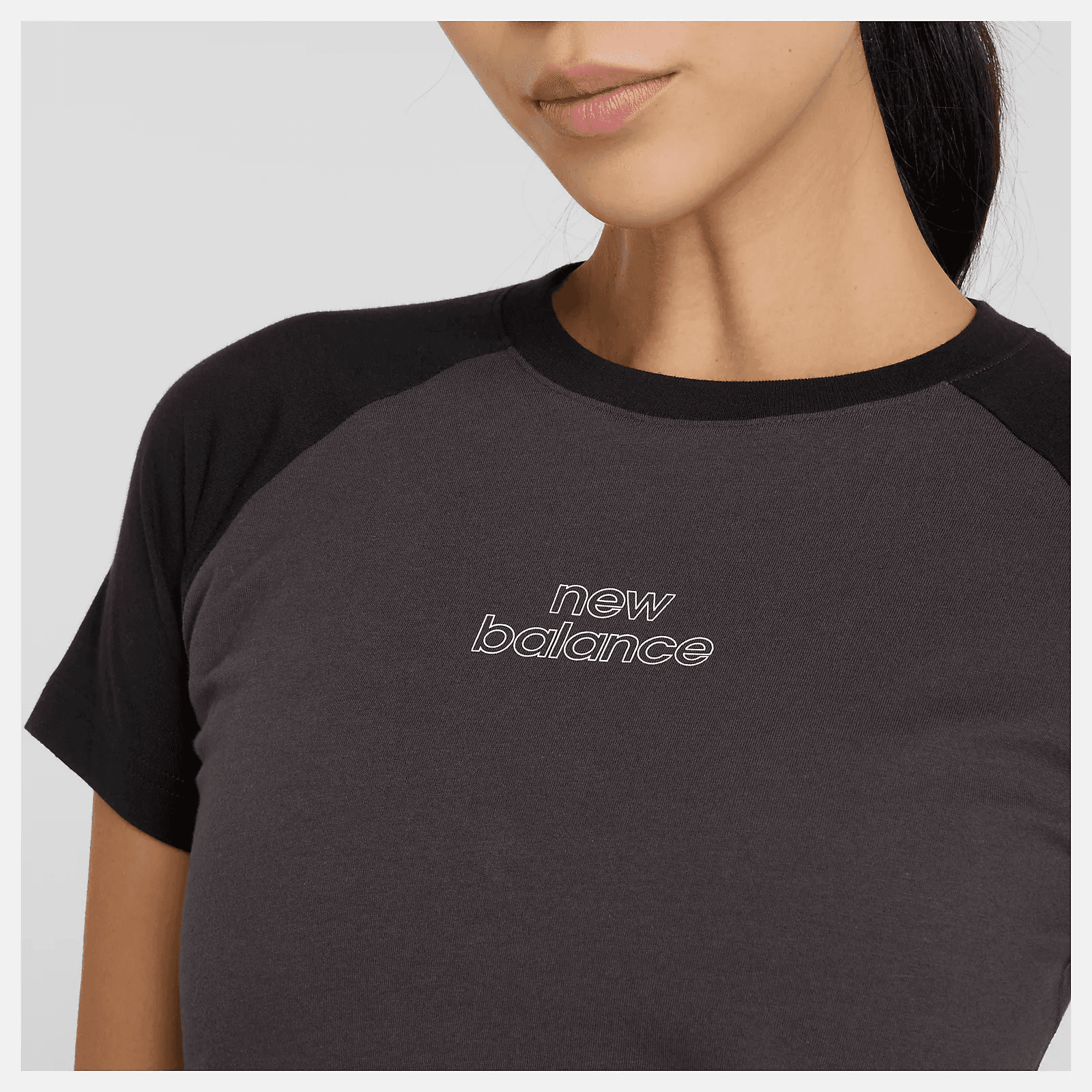 Футболка New Balance Raglan Sleeve T-Shirt Black - изображение 7