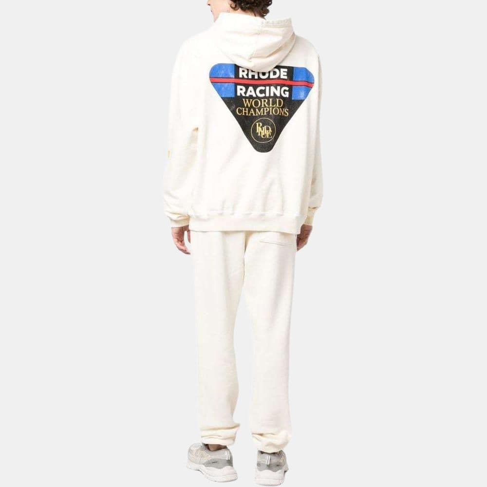 Худи RHUDE Logo Hoodie White - изображение 4