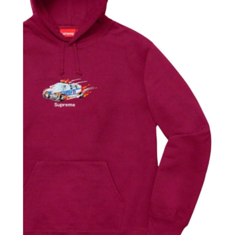 Кофта Supreme Cop Car Hooded Sweatshirt - изображение 2