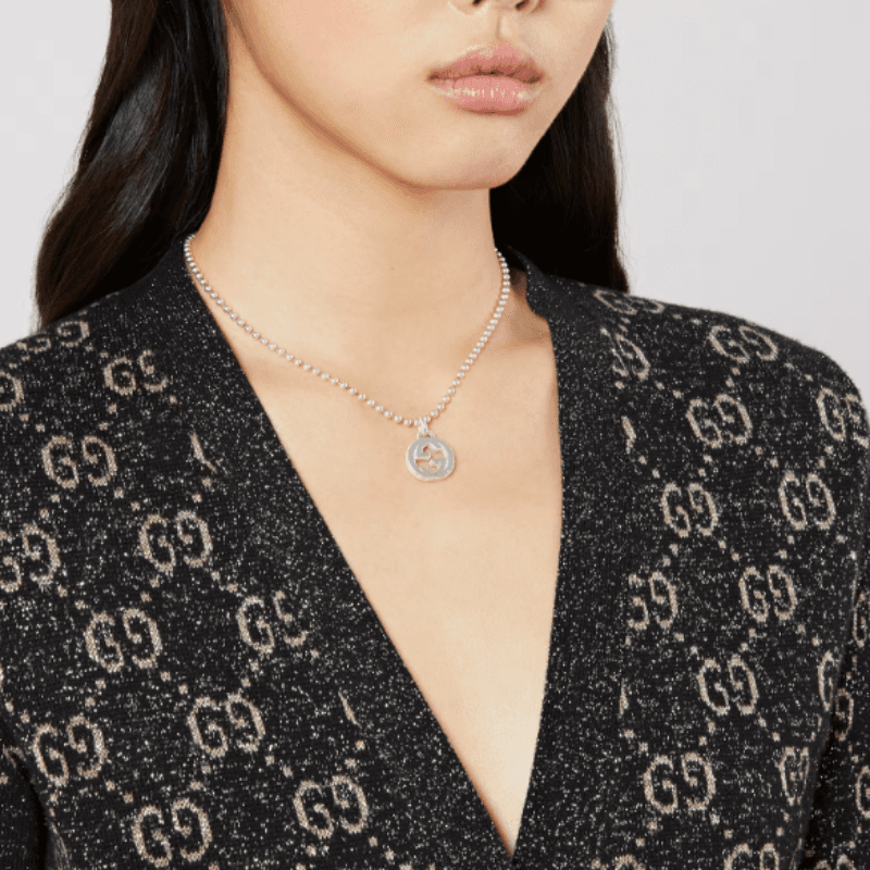 Ожерелье GUCCI Interlocking G Necklace - изображение 14