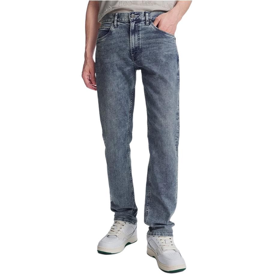 Штаны Lee Standard Mid-Rise Straight Cool Jeans Light Blue - изображение 4