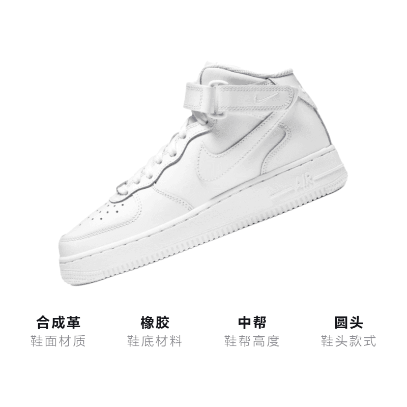 Кроссовки Nike Air Force 1 LE GS - изображение 3