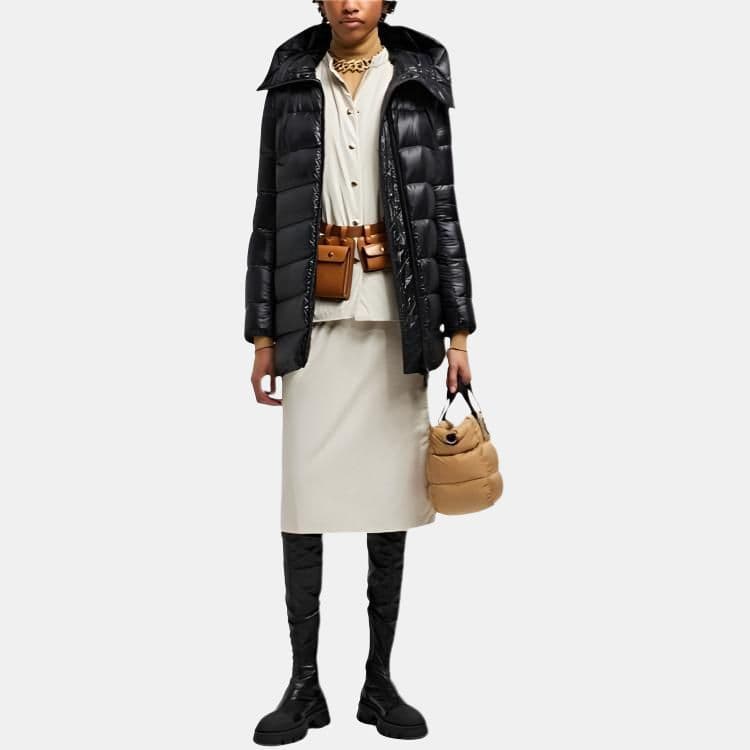 Пуховик Moncler Classic Waterproof Hooded Down Coat - изображение 3