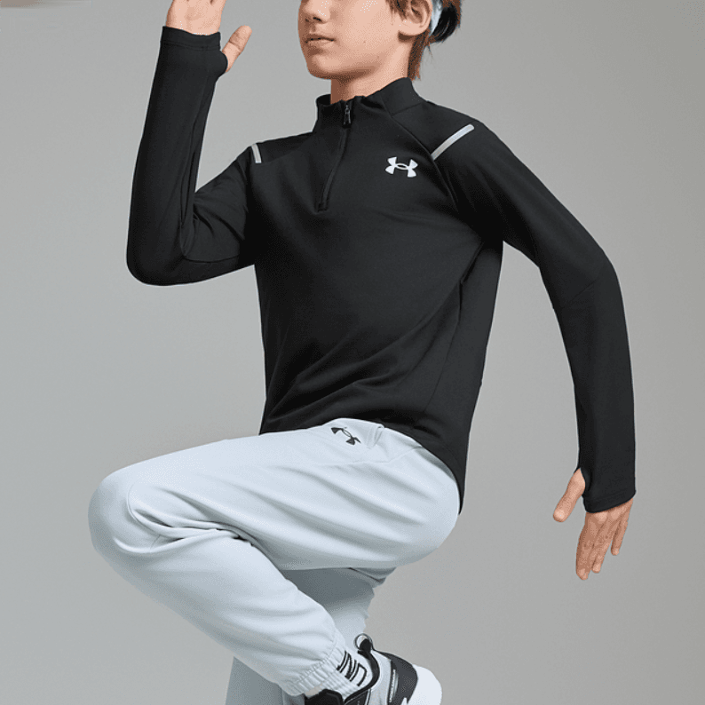 Футболка Under Armour Черные Детские Футболки - изображение 4