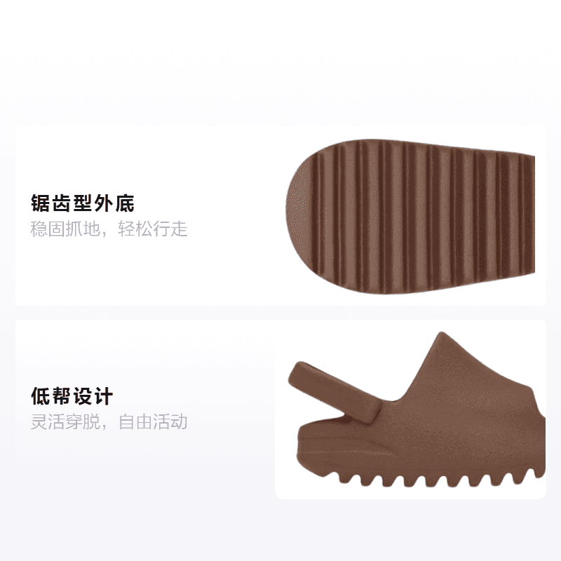 Кроссовки TD adidas originals Yeezy Slide "Flax" - изображение 2