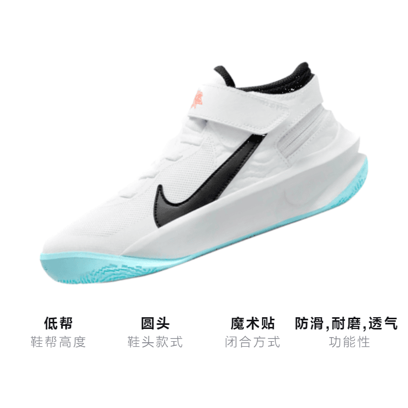 Кроссовки для баскетбола Nike Team Hustle D 10 FlyEase - изображение 3