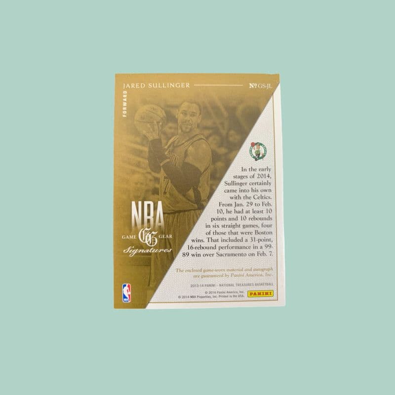 Коллекционные карточки PANINI 2013-14 patch 2525 - изображение 3