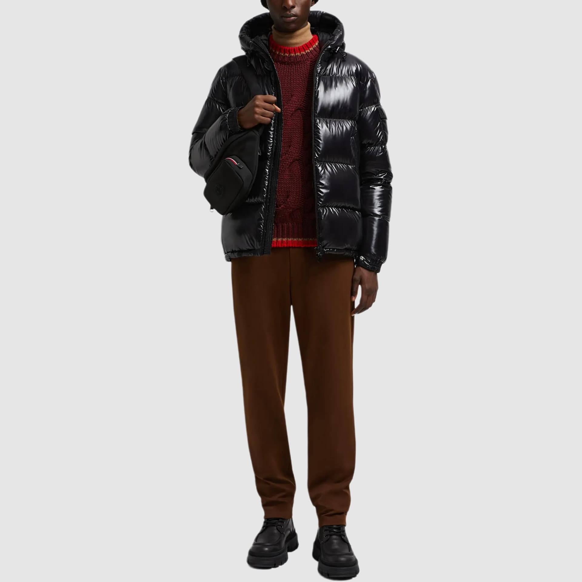 Зимняя куртка Moncler Ecrins Black - изображение 5