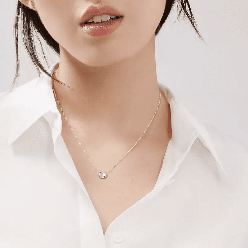 Ожерелье Tiffany & Co. Bean Silver Pendant - изображение 5