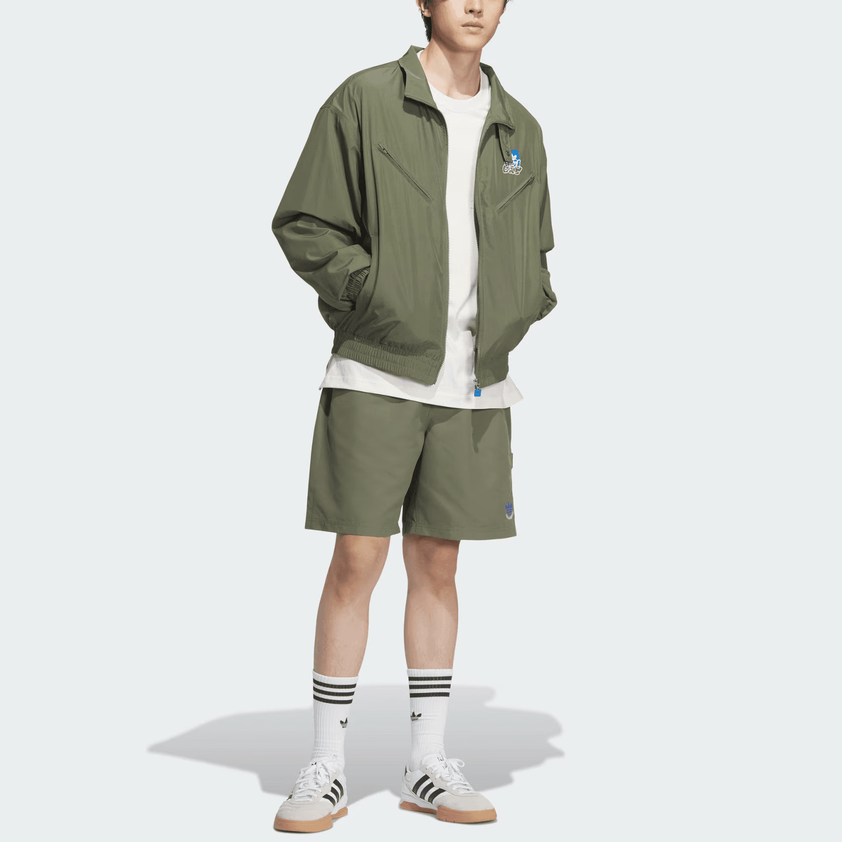 Куртка adidas Originals SS25 Olive - изображение 5