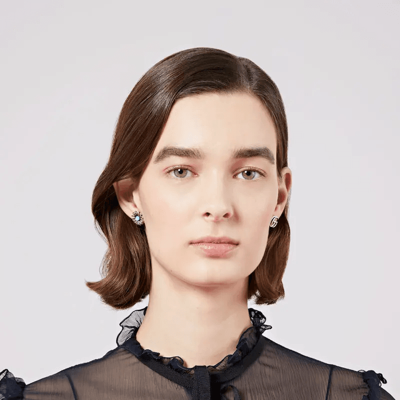 Серьги Gucci Silver Earrings - изображение 9