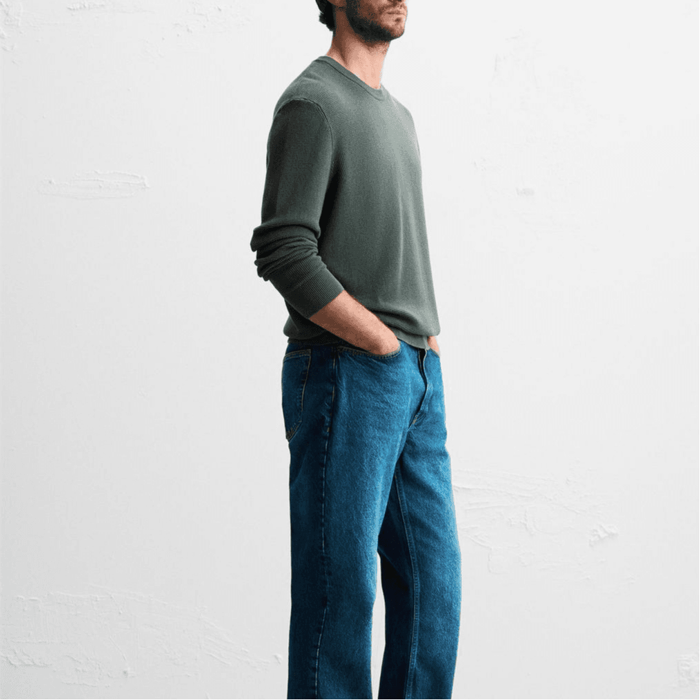 Кофта ZARA Ribbed Crewneck Sweater - изображение 6