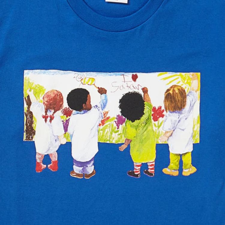 Футболка Supreme SS19 Kids Tee Royal - изображение 2