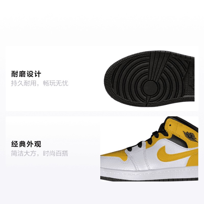 Кроссовки для баскетбола Jordan Air Jordan 1 Mid - изображение 2