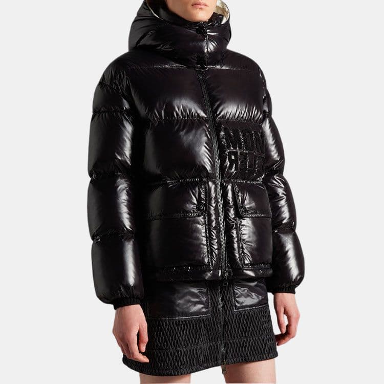 Пуховик Moncler Abbaye Black - изображение 4