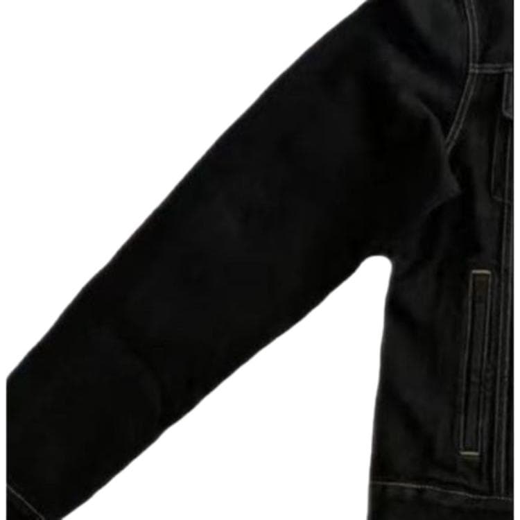 Джинсовая куртка OFF-WHITE Denim Jacket Black - изображение 5