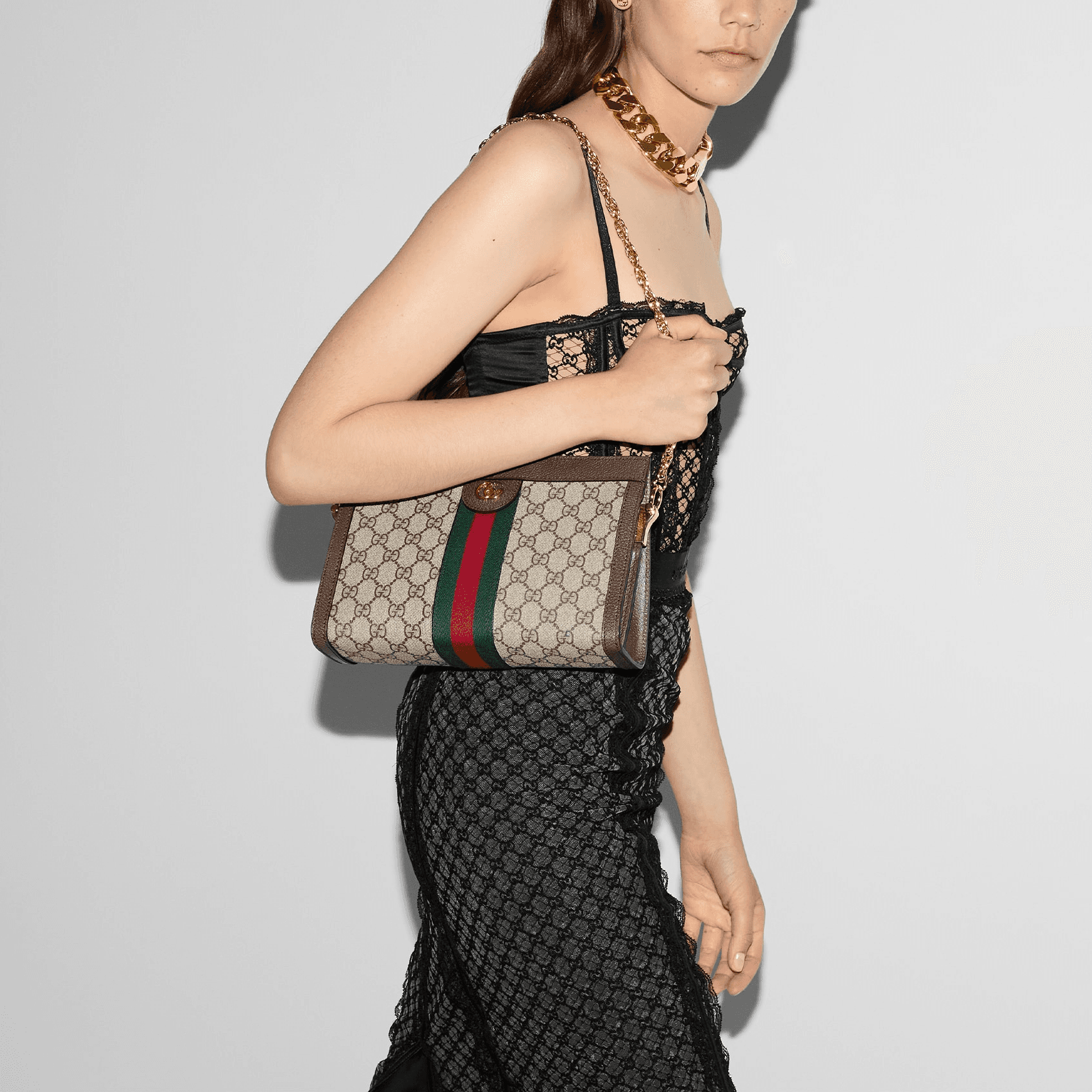 Сумка через плечо Gucci Ophidia - изображение 6