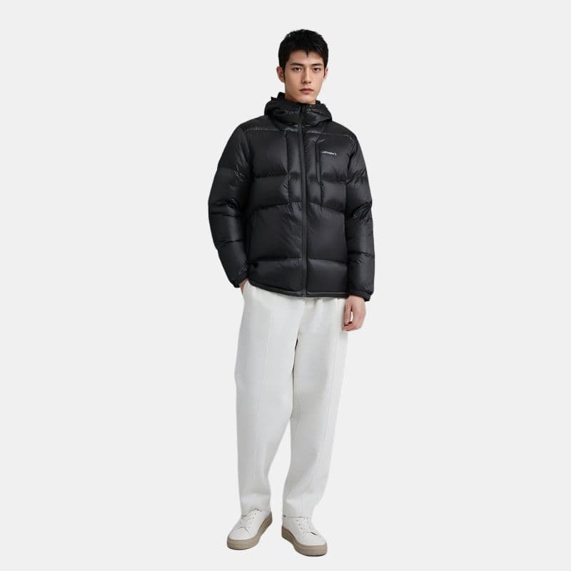 Зимняя куртка Carhartt WIP Logo Embroidered Down Jacket Black - изображение 3
